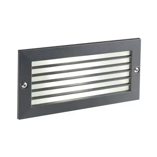 10 W Wandmontierter LED-Außeneinbaustrahler mit Sovil Escape Black Grid