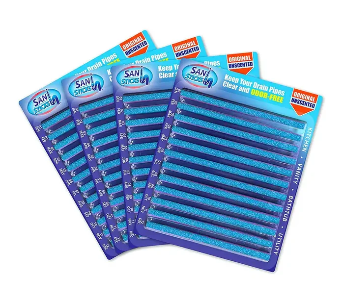 12er Set Sani Sticks Universalreiniger mit desinfizierenden Enzymen für Rohre