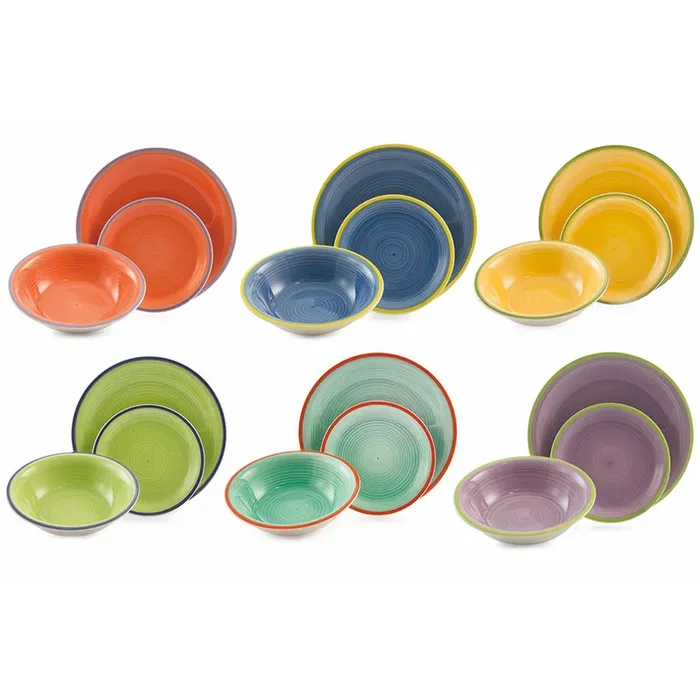 18-teiliges Speiseservice in Hard Dolomite Villa d‘Este Rio