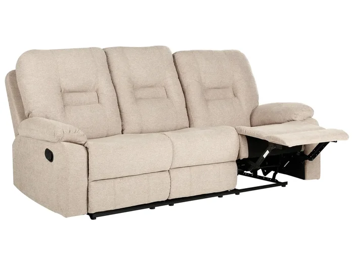 3 posti BERGEN Tessuto Beige