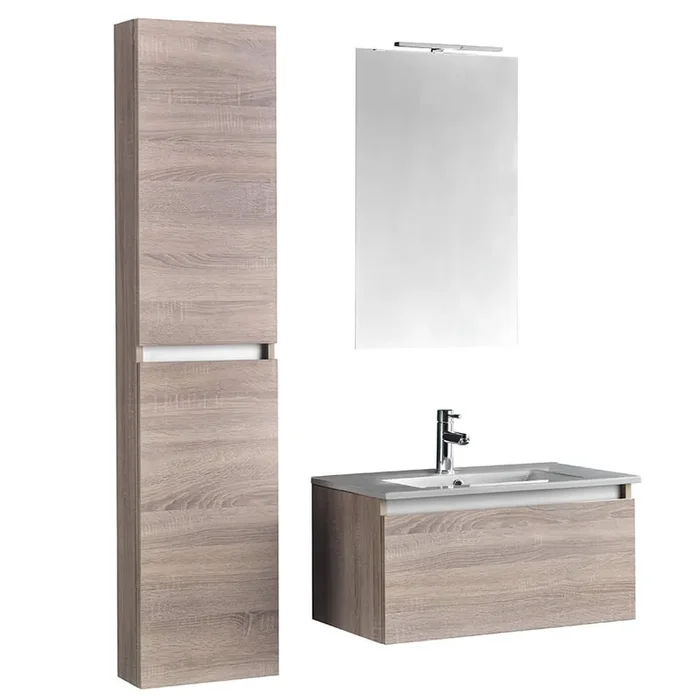 Abgehängter Badezimmerschrank Ibiza 12 Light Tobacco TFT