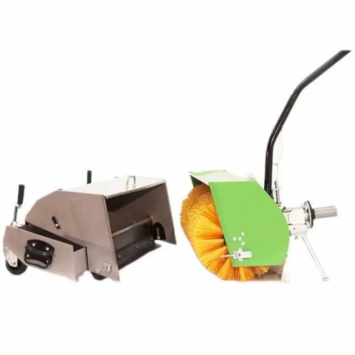 Accessorio Spazzolatrice SPR 100 con raccoglitore – Spazzola da cm 100 per motocoltivatore