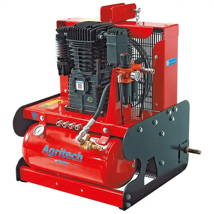 Airmec Agritech 650 – Compressore a trattore portato – Raccolta olive e potatura