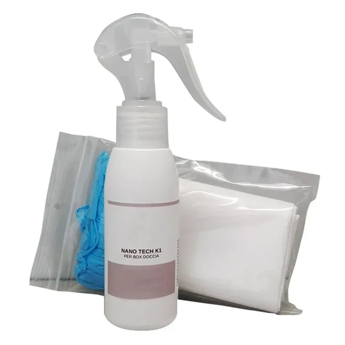 Anti-Kalk-Behandlung für Crystal Shower Enclosures Bonussi Complete Kit