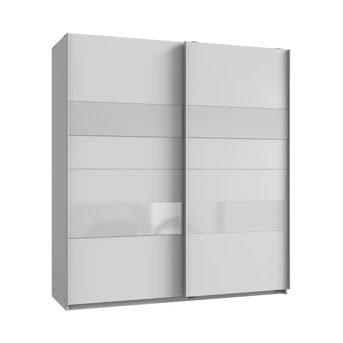 Armadio 2 ante scorrevoli con inserto – L180 cm