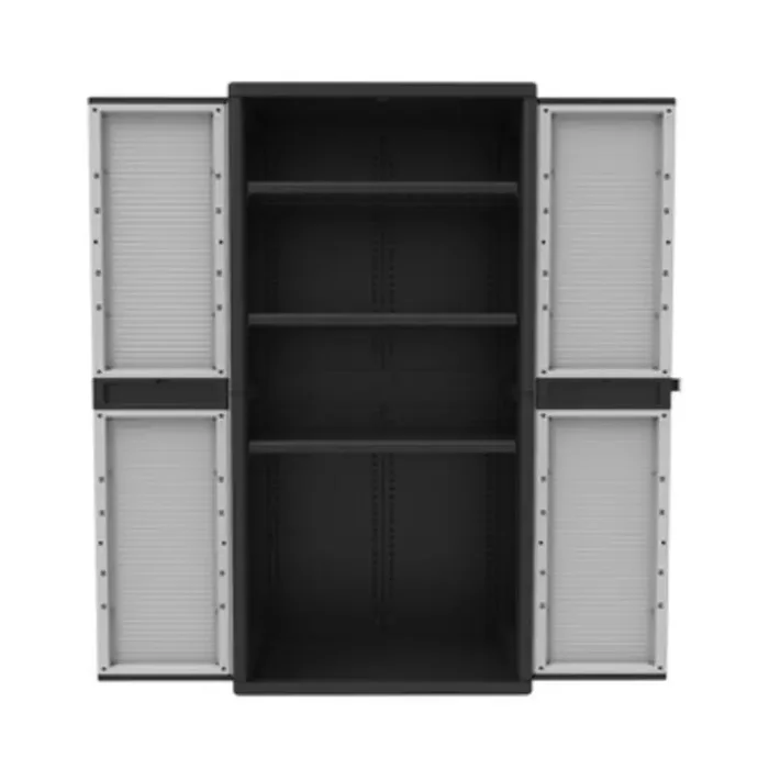 ARMADIO TERRY JUMBO 2 ANTE GRIGIO E NERO