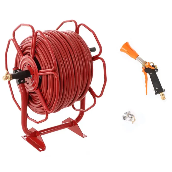 Avvolgitubo irrorazione petalo – tubo 100 mt – 40 bar – pistola professionale altifusti