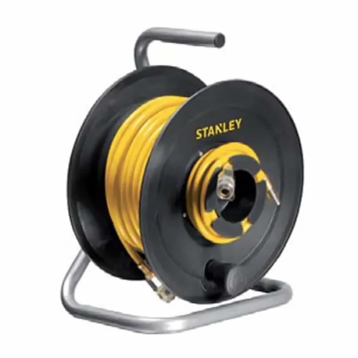Avvolgitubo STANLEY con 20 mt di tubo in pvc per aria compressa – Stanley