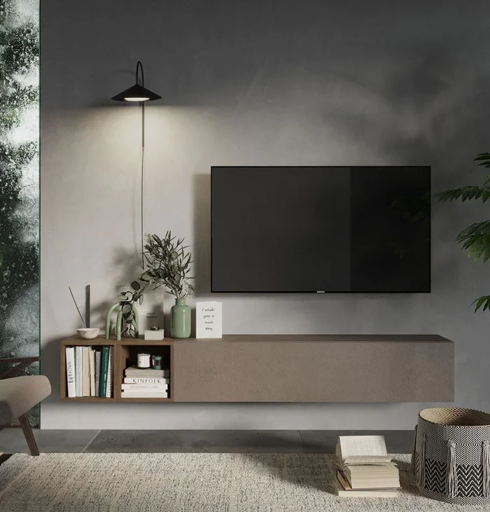 Ayene – Parete da soggiorno ingresso set pensile e vani a giorno – vari colori