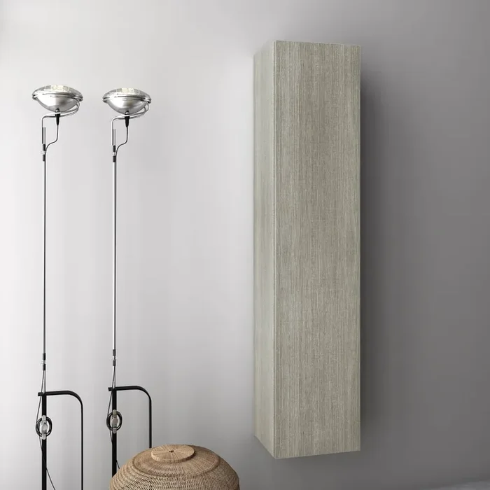 Badezimmer-Hängeschrank aus kratzfestem Melamin 160 x 32 x 35 cm TFT Luna Yuta