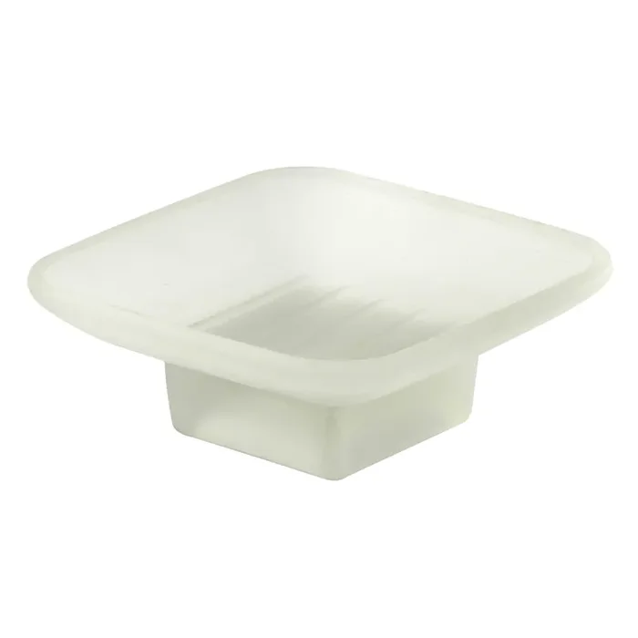 Badezimmer Seifenschale 15x15x4 cm in Bonussi Glas