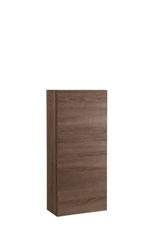 Badezimmer-Wandschrank mit 1 Schiebetür 35 x 18 x 78,2 cm in TFT-Holz Ibiza Dark Tobacco