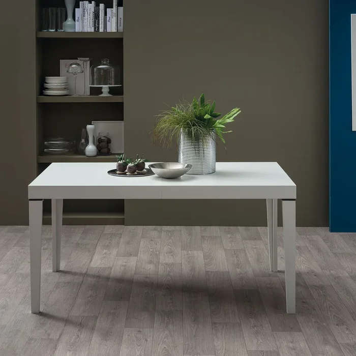 Bamir – Tavolo moderno allungabile piano e gambe in legno – vari modelli