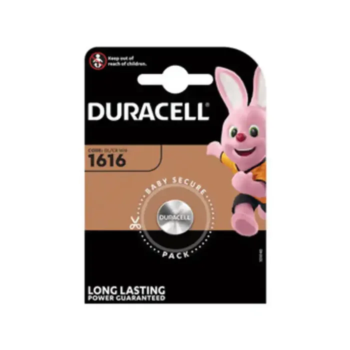 BATTERIA DURACELL 1616 BOTTONE