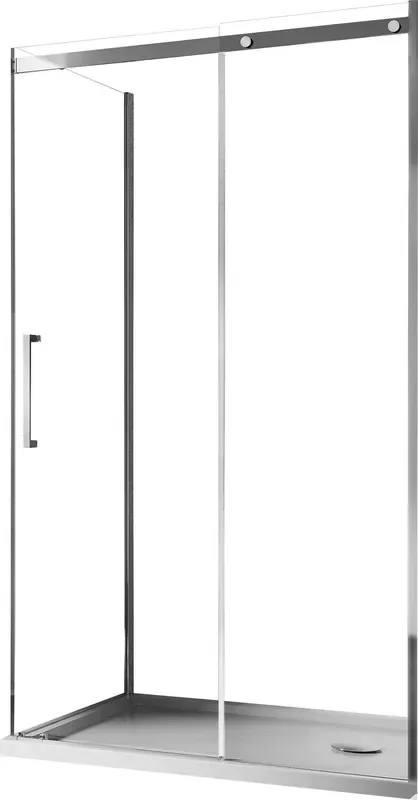 Box Doccia Angolare 1 Anta Scorrevole in Cristallo Trasparente 8mm H200 Fosterberg Horsen Varie Misure – 70×100 cm