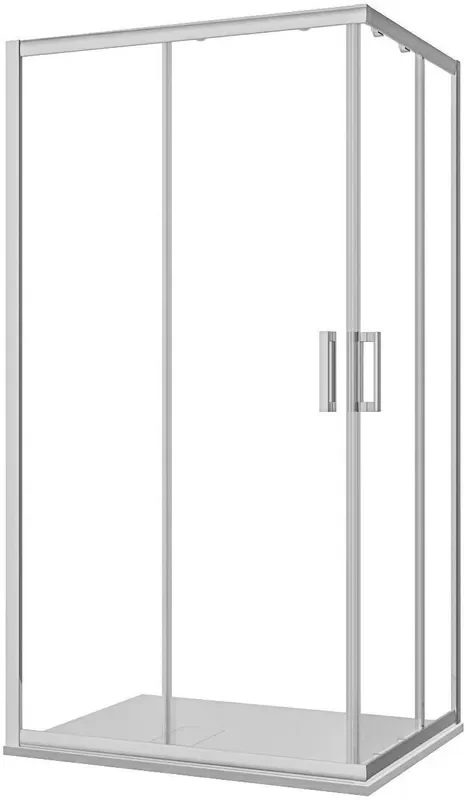 Box Doccia Angolare in Cristallo Trasparente 6mm H200 Rizzetti Rome Varie Misure – 70×100 cm