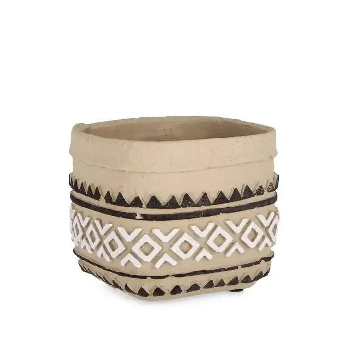 CACHEPOT URUGUAY RETTANGOLARE 15,5 X 15 X H 13,5 CM