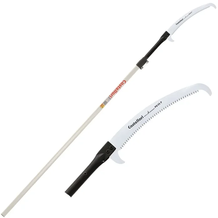 Castellari PS35P+AT9 – Seghetto su asta in alluminio – 365-930 cm – Lama da 35 cm