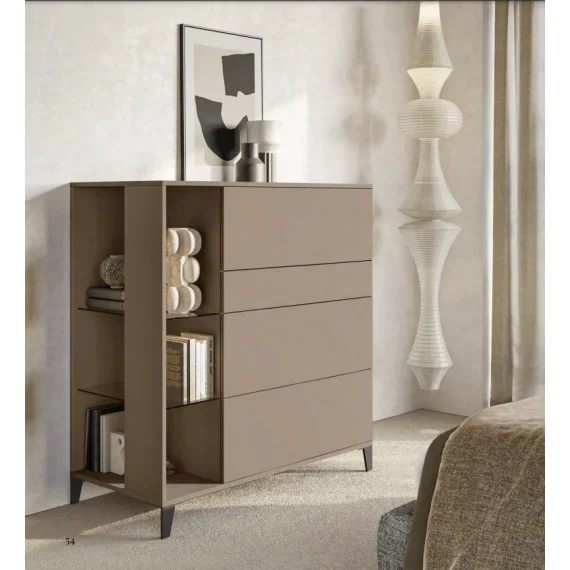 Comò Hive con ripiani in vetro Colombini Casa