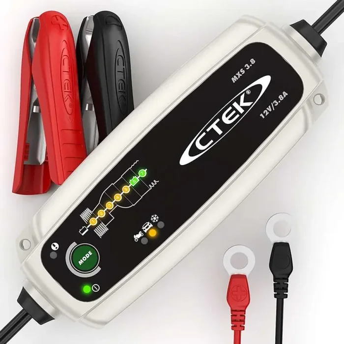 CTEK MXS 3.8 – Caricabatterie e mantenitore di carica automatico – batterie da 12V – 7 fasi