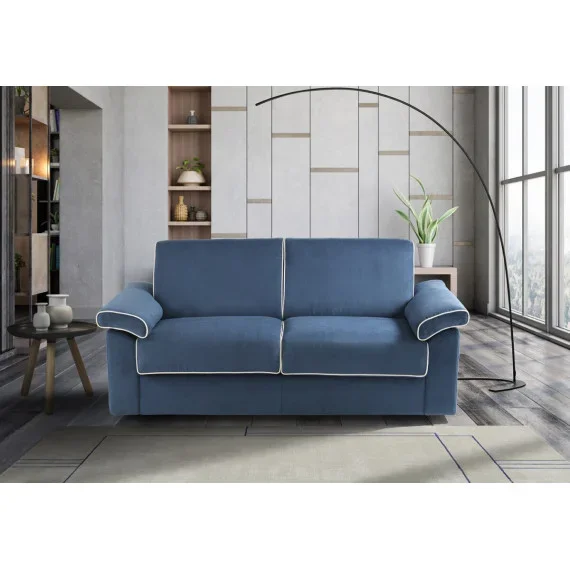 Divano letto 3 posti, materasso H20cm, Ambra 20 Biel