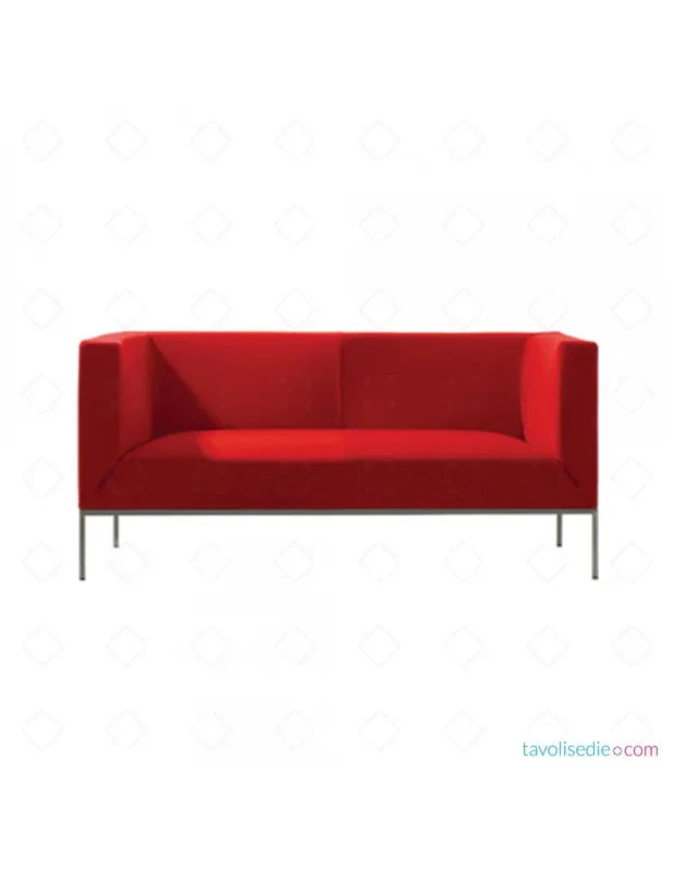 Divano On/Off 2P moderno ed elegante a due posti con braccioli