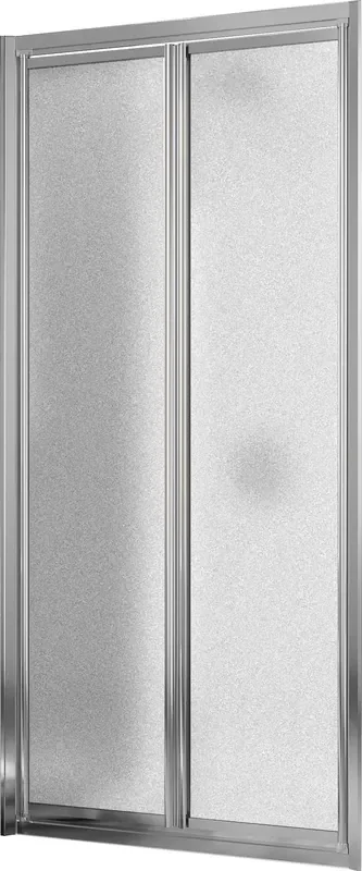 Duschtür 2 Flügeltüren in Opak Kristall 4mm H198 Fosterberg Maribo Verschiedene Größen – 70 cm