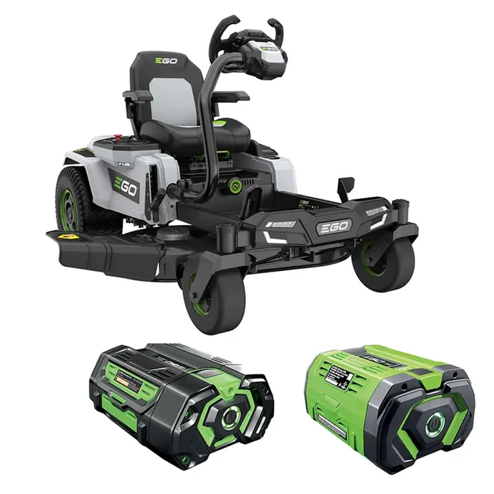 EGO Z6 ZERO TURN ZT4201E-S -Trattorino tagliaerba a batteria – 56V – 15Ah – Raggio zero