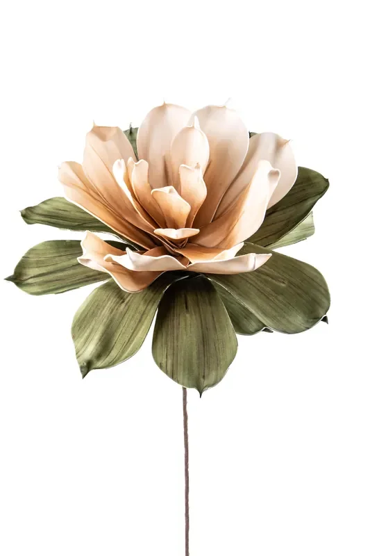 Fiori Foam Grande Artificiale Altezza 89 cm Beige