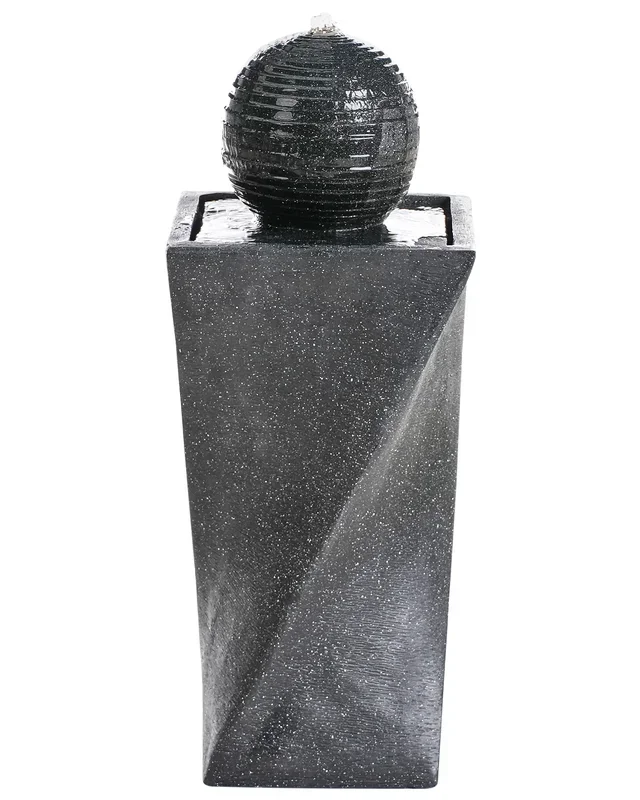 Fontana da giardino LED ACQUACHETA Grigio grafite