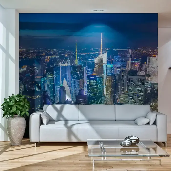 Fototapete – Manhattan – Nacht 450x270cm Erroi