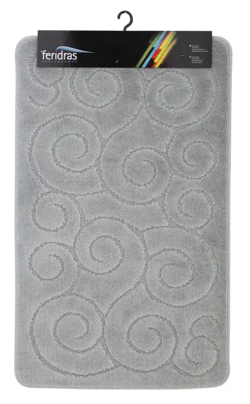 Gelockter Polypropylen-Teppich 60X100Cm Grau