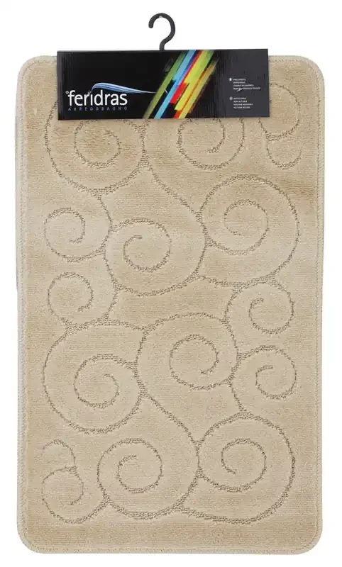 Gelockter Polypropylen-Teppich Parure Beige