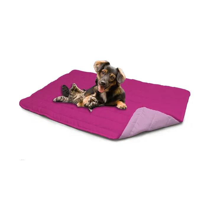 Gepolsterte Matte für Hunde Katzen Doubleface flieder /fuchsia