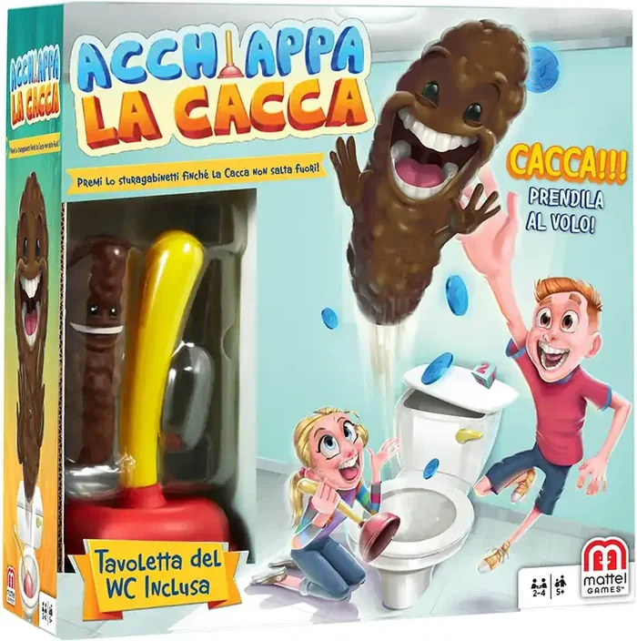 Gioco da Tavolo per Bambini Acchiappa La Cacca Mattel