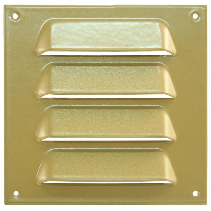 Griglia per mobili angolare 70 x 70 mm Metallo Oro Marley