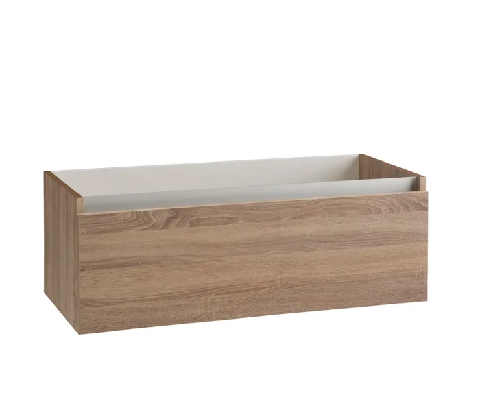 Hängender Badezimmerschrank 100 cm in Holz TFT Ibiza Light Tobacco