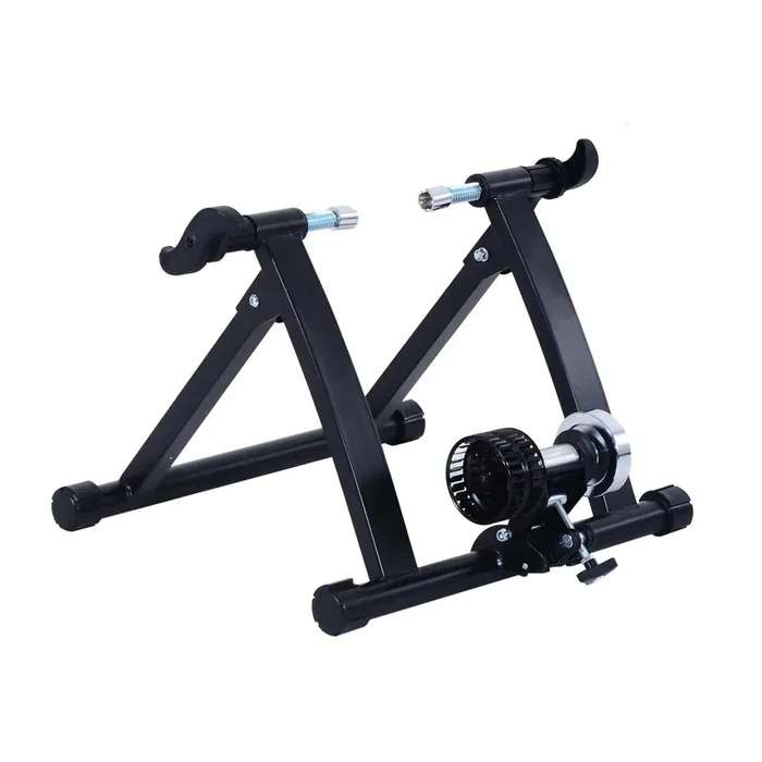 Klapptrainer für das Heimtraining auf dem Fahrrad Schwarz 54,5 x 47,2 x 39,1 cm