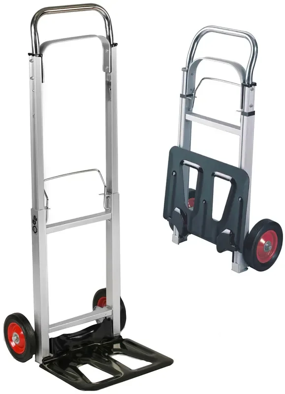 Klapptrolley 90 Kg Aluträger Tosini Trolley Silber