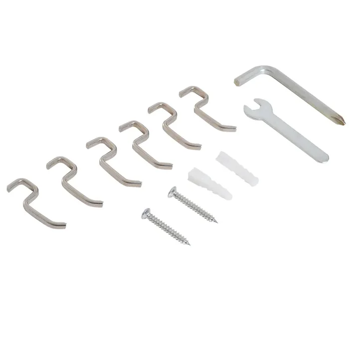 Küchenregal aus Stahl mit 3 Regalen 58x22x59 cm