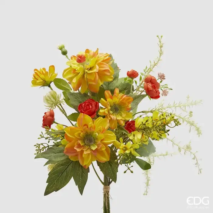 Mazzo Dalia Con Foglie H35 Enzo De Gasperi