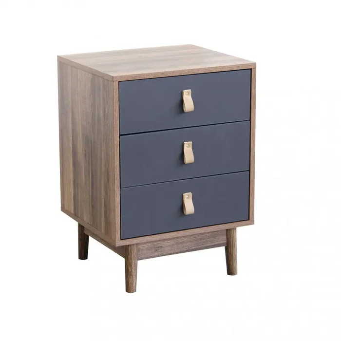 Mobiletto Norbert 45x39x63 h cm in Legno Grigio