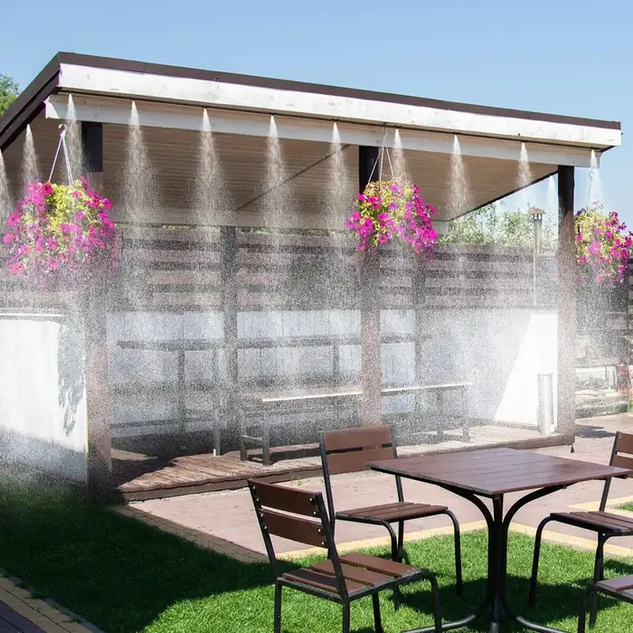 Outdoor Water Misting Kit 9m 11 Messingdüsen