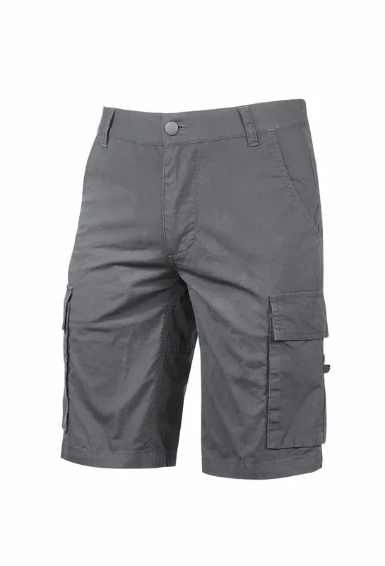 Pantalone corto da lavoro U-Power Summer grigio tg. S