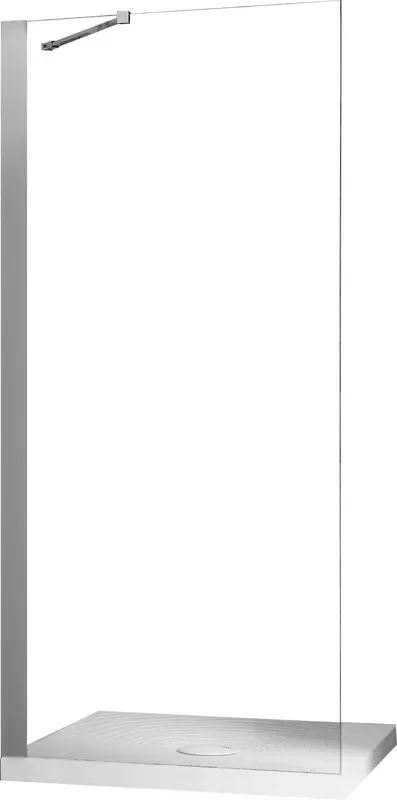 Parete Doccia Walk-In in Cristallo Trasparente 6mm H190 Fosterberg Herning Varie Misure – 20 cm