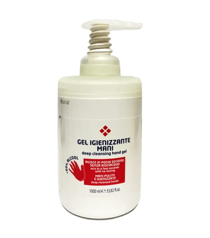 PARISIENNE GEL IGIENIZZANTE MANI senza risciacquo +60% Alcool con dosatore 1000ml