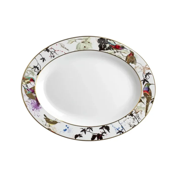 Piatto Ovale Garden’s Birds – Roberto Cavalli