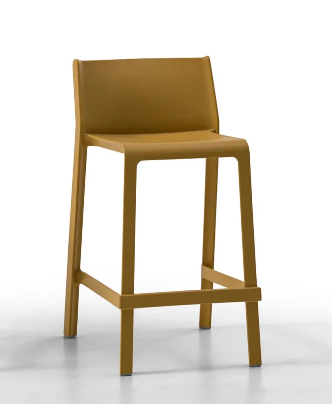 Renata – Set da 2 Sgabello moderno alto in polipropilene cm 50x51x100h – vari colori