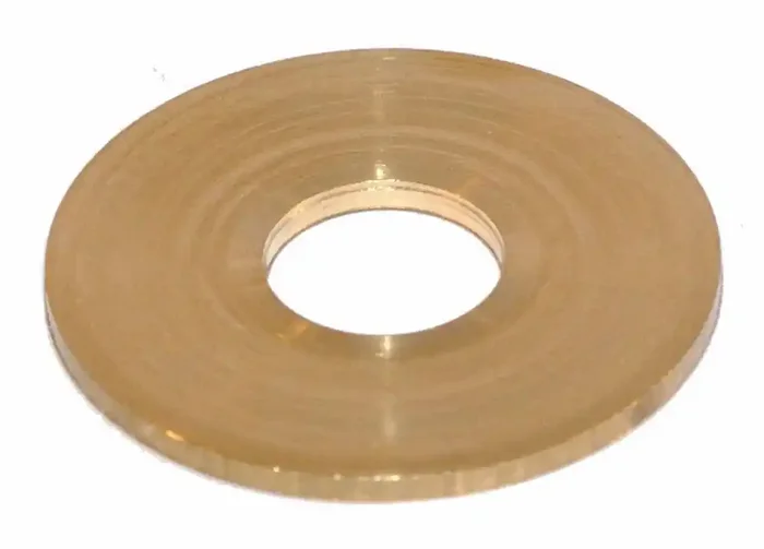 Rondella da carrozziere in ottone lucido 10,5 mm x 30 mm x 1,5 mm 5 pz