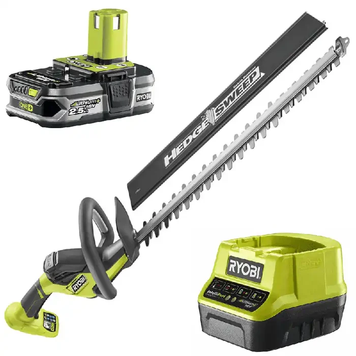 Ryobi RY18HT55A-0 – Tagliasiepi a batteria 18V/2.5Ah – Lama da 55 cm